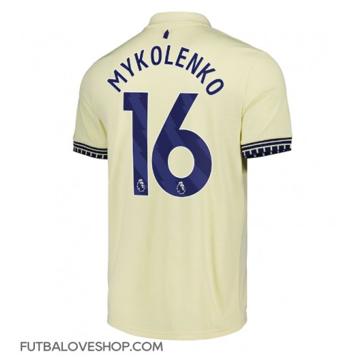 Dres Everton Vitaliy Mykolenko #16 Preč 2025-26 Krátky Rukáv